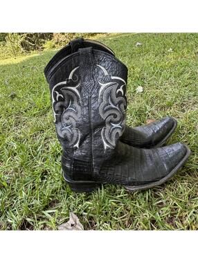 Correcaminos Crocodile Boots-10.5